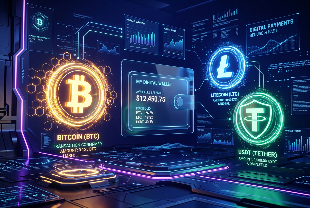 Moderní digitální platební metody a krypto peněženky pro online kasina